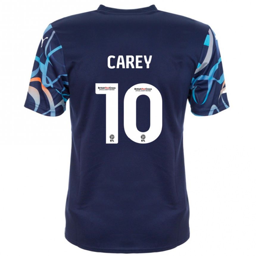 Niño Fútbol Camiseta Sonny Carey #10 Azul Marino 2ª Equipación 2024/25