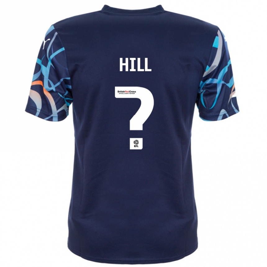 Niño Fútbol Camiseta Tyler Hill #0 Azul Marino 2ª Equipación 2024/25