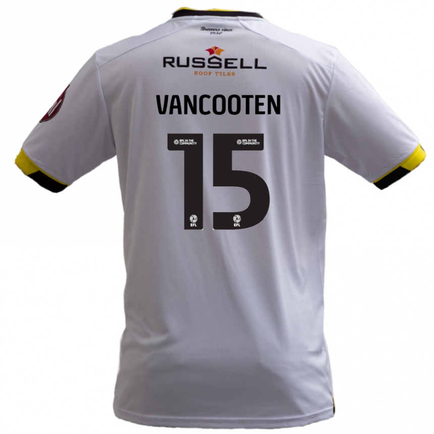 Niño Fútbol Camiseta Terence Vancooten #15 Blanco 2ª Equipación 2024/25