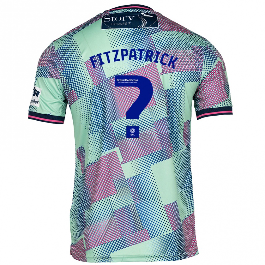 Niño Fútbol Camiseta Aran Fitzpatrick #0 Verde 2ª Equipación 2024/25