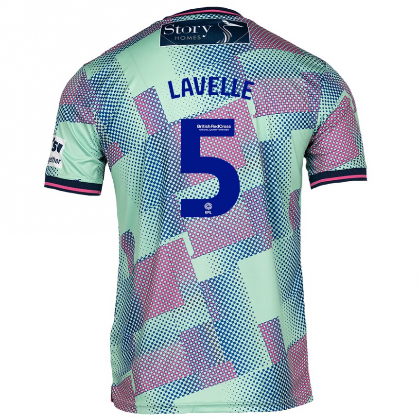 Niño Fútbol Camiseta Sam Lavelle #5 Verde 2ª Equipación 2024/25