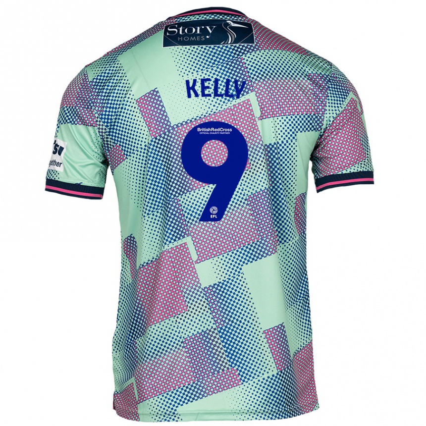 Niño Fútbol Camiseta Georgie Kelly #9 Verde 2ª Equipación 2024/25