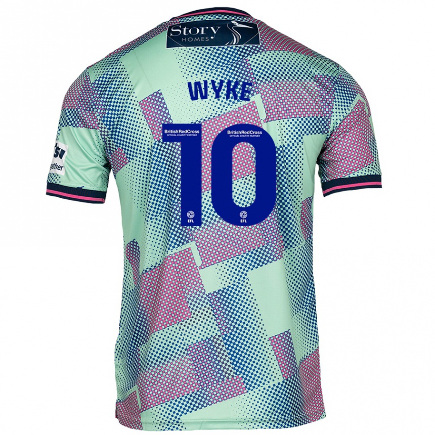 Niño Fútbol Camiseta Charlie Wyke #10 Verde 2ª Equipación 2024/25