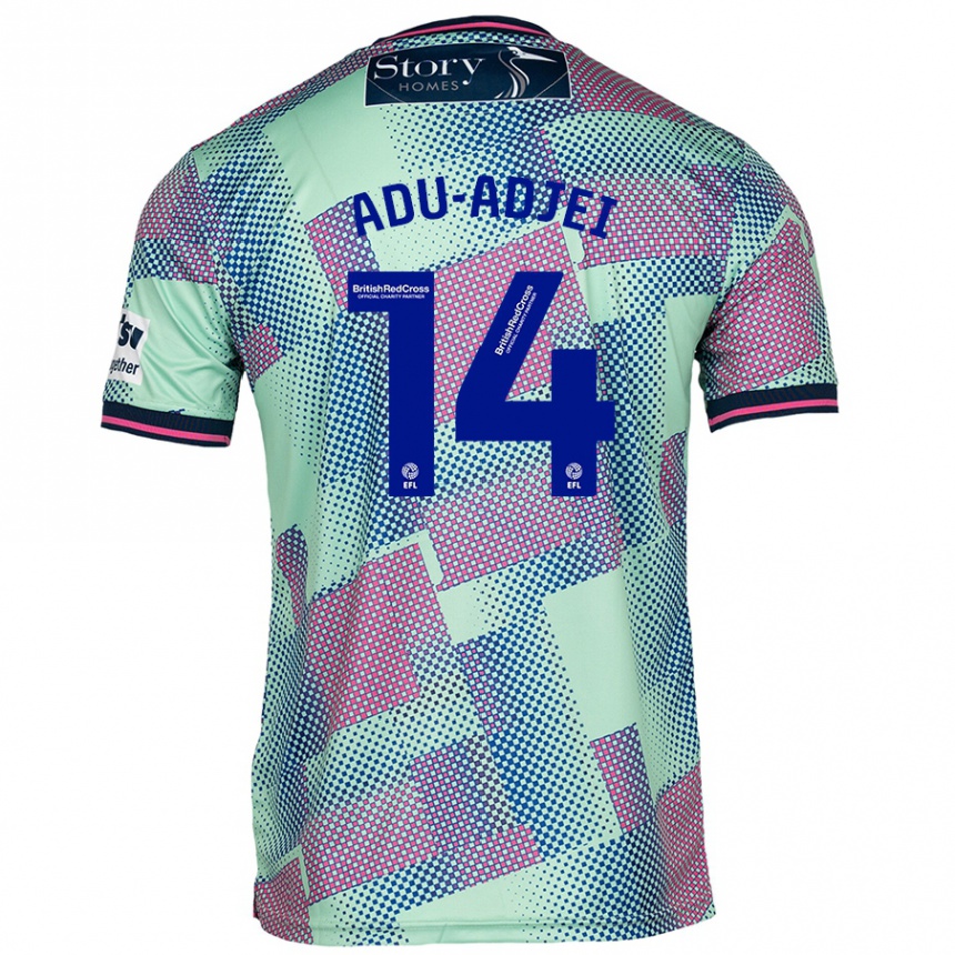 Niño Fútbol Camiseta Daniel Adu-Adjei #14 Verde 2ª Equipación 2024/25