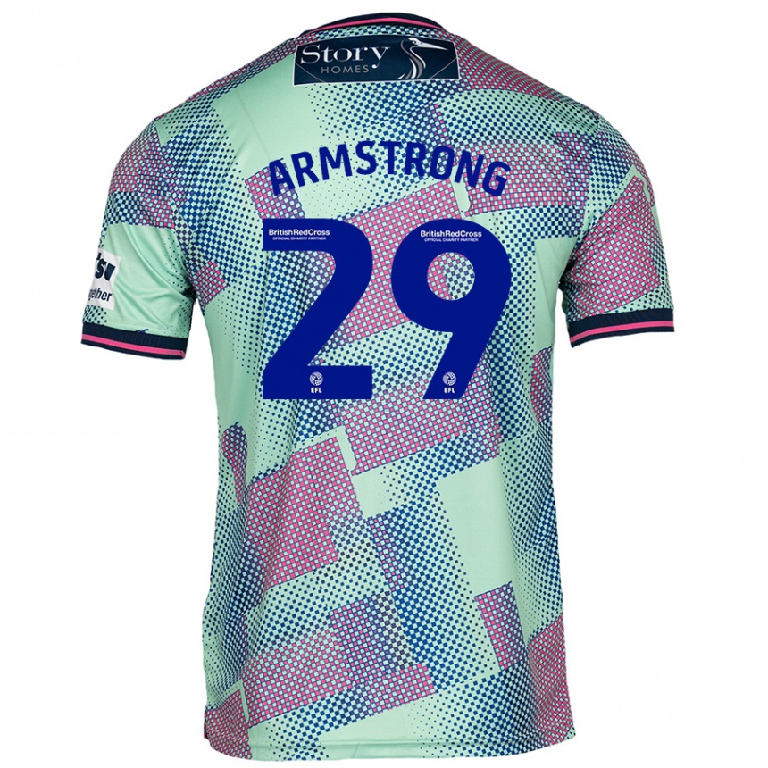 Niño Fútbol Camiseta Luke Armstrong #29 Verde 2ª Equipación 2024/25