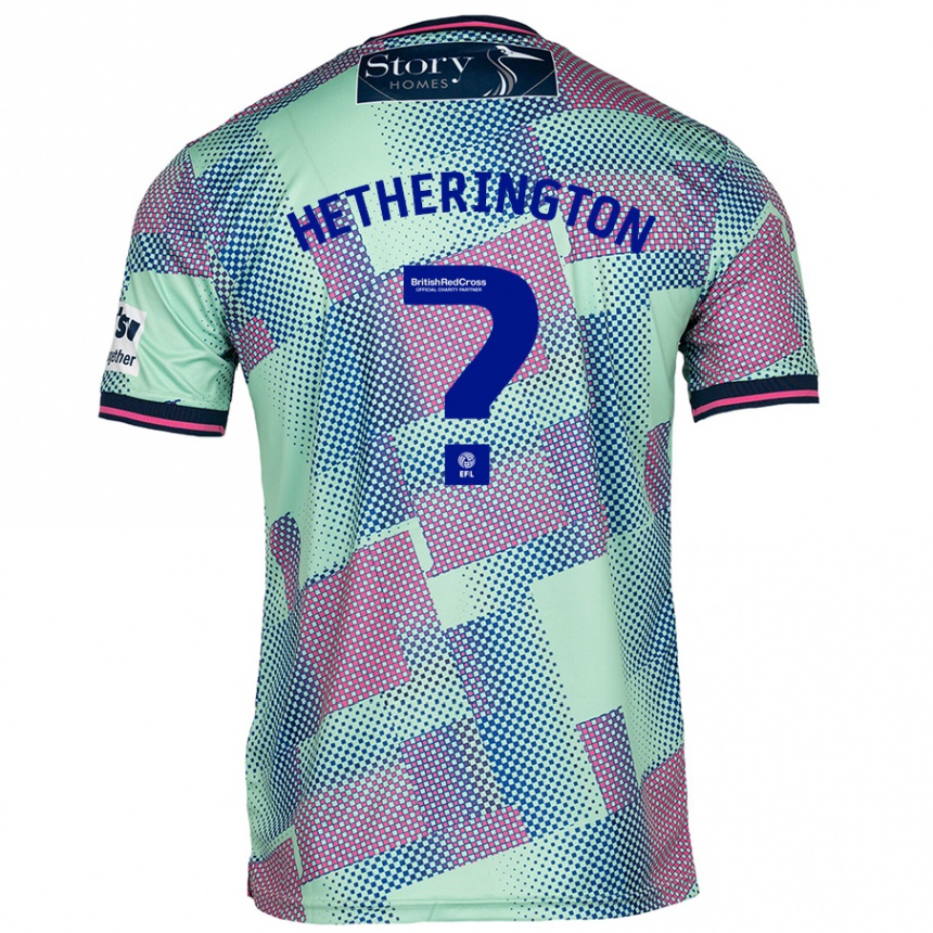 Niño Fútbol Camiseta Sam Hetherington #0 Verde 2ª Equipación 2024/25