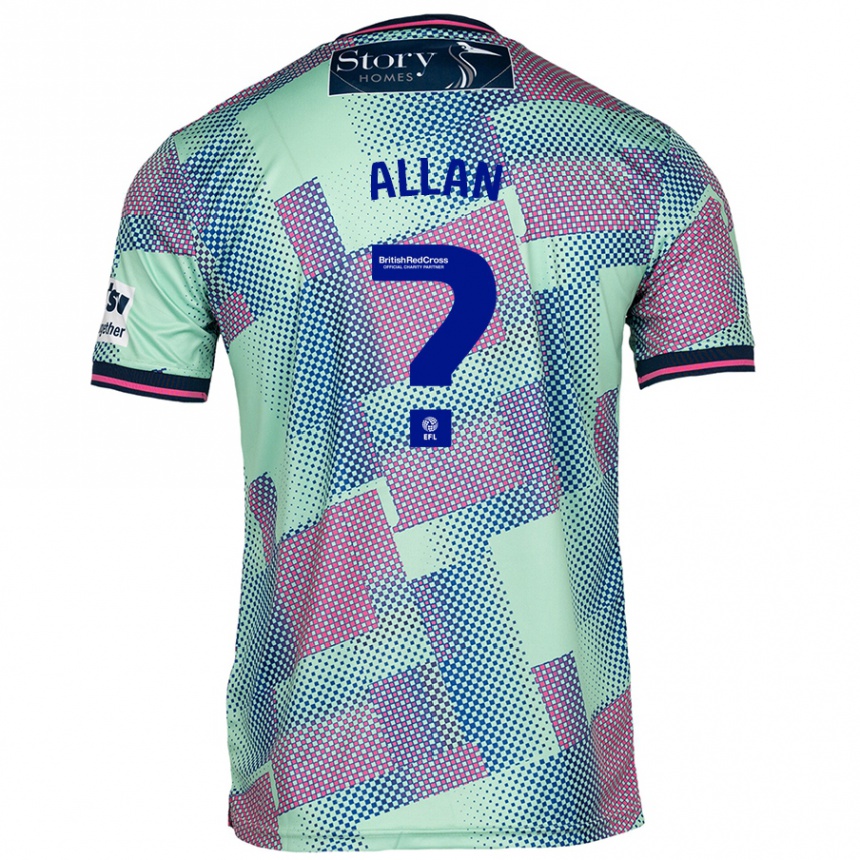 Niño Fútbol Camiseta Jake Allan #0 Verde 2ª Equipación 2024/25