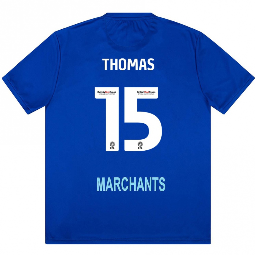 Niño Fútbol Camiseta Jordan Thomas #15 Verde 2ª Equipación 2024/25