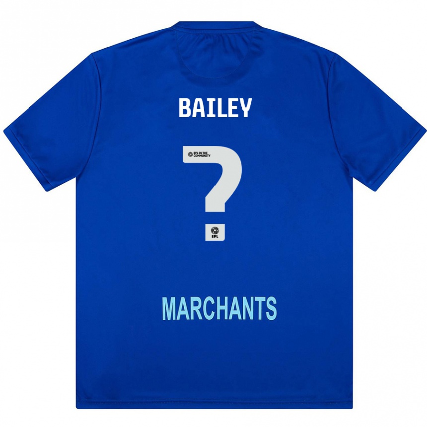 Niño Fútbol Camiseta Ieuan Bailey #0 Verde 2ª Equipación 2024/25