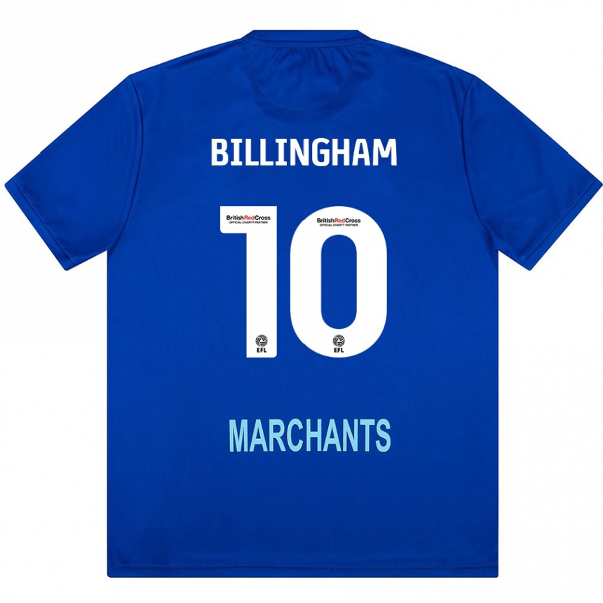 Niño Fútbol Camiseta Lily Billingham #10 Verde 2ª Equipación 2024/25