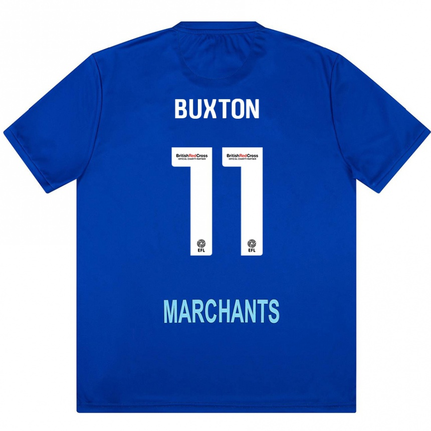 Niño Fútbol Camiseta Charlotte Buxton #11 Verde 2ª Equipación 2024/25