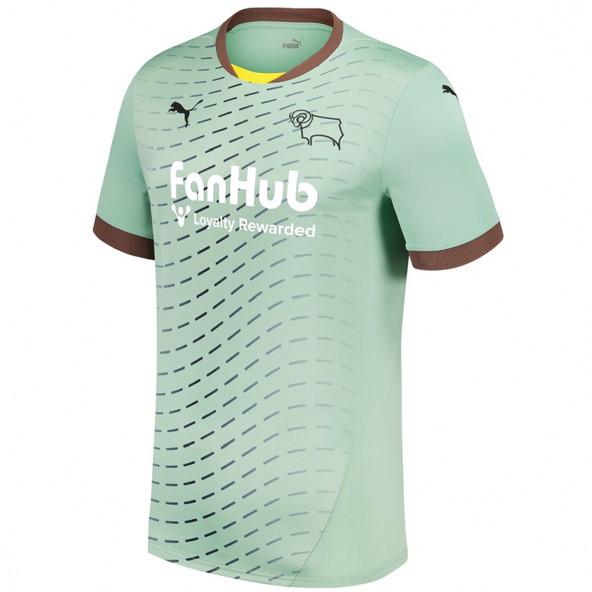 Niño Fútbol Camiseta Ben Osborn #8 Verde Pálido 2ª Equipación 2024/25