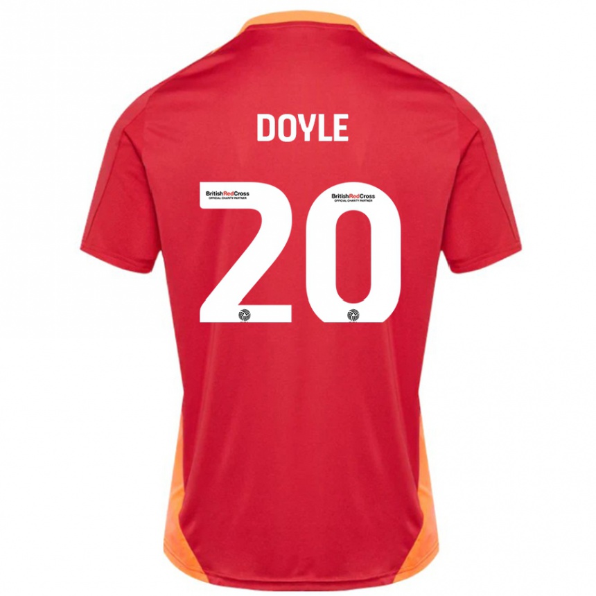 Niño Fútbol Camiseta Kamari Doyle #20 Azul Blanquecino 2ª Equipación 2024/25