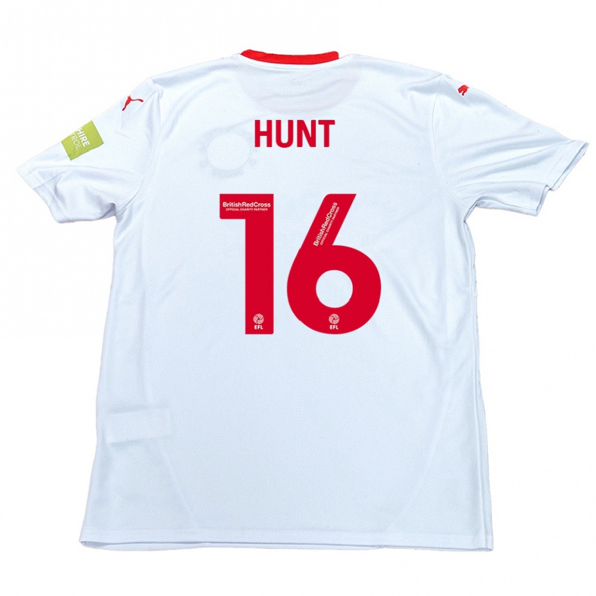 Niño Fútbol Camiseta Mackenzie Hunt #16 Blanco 2ª Equipación 2024/25