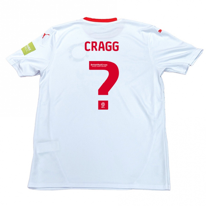 Niño Fútbol Camiseta Rio Cragg #0 Blanco 2ª Equipación 2024/25