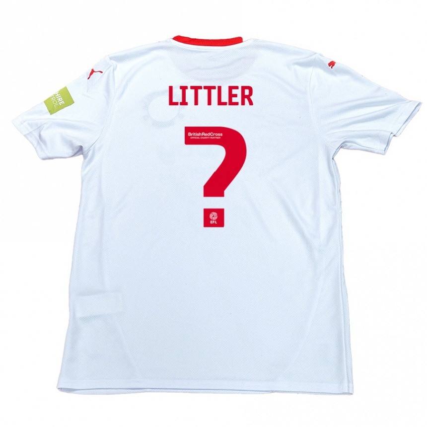 Niño Fútbol Camiseta Zack Littler #0 Blanco 2ª Equipación 2024/25