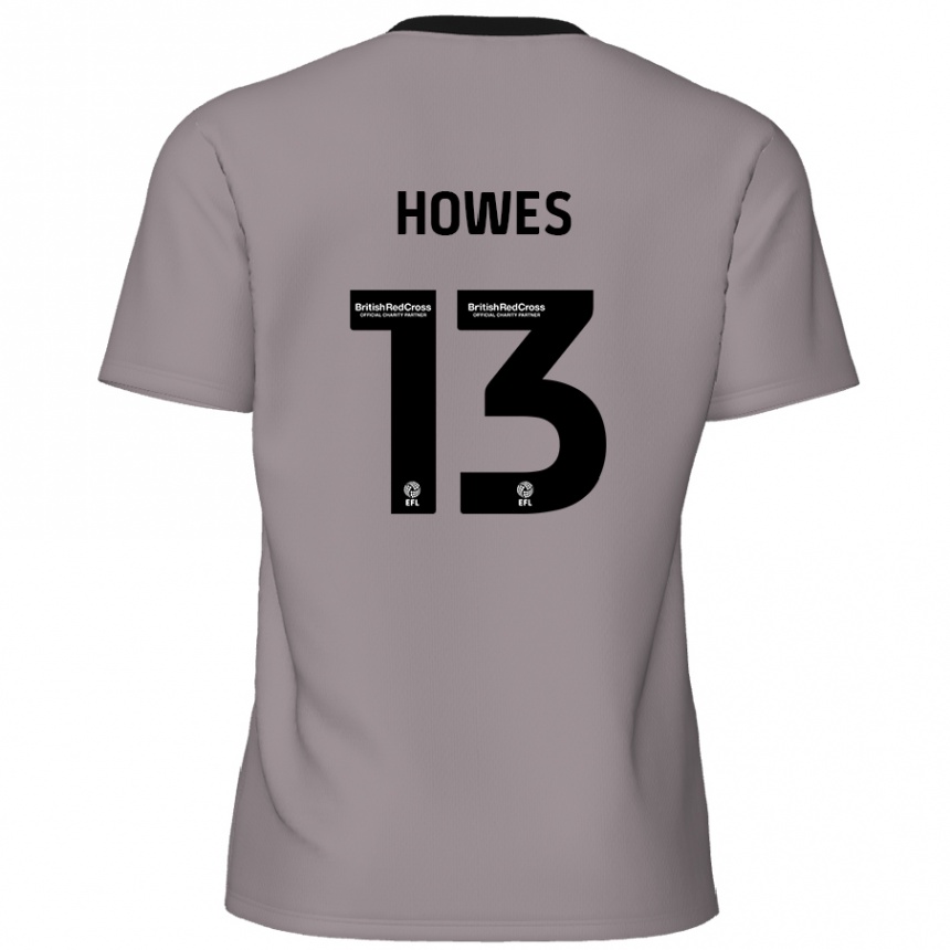 Niño Fútbol Camiseta Sam Howes #13 Gris 2ª Equipación 2024/25