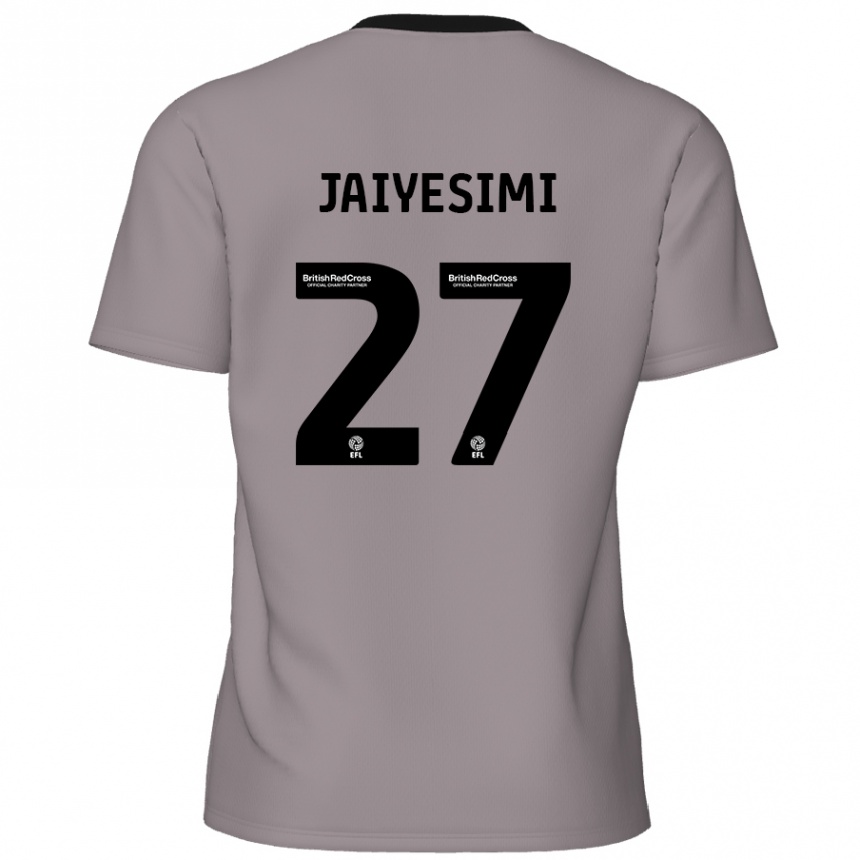 Niño Fútbol Camiseta Diallang Jaiyesimi #27 Gris 2ª Equipación 2024/25