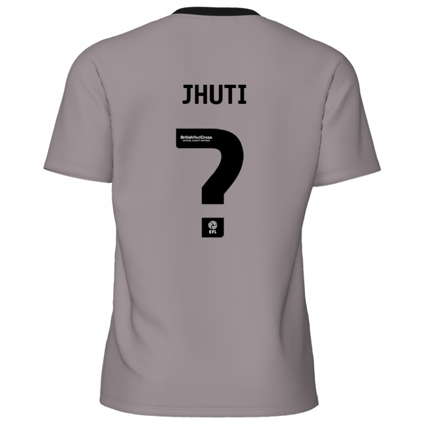 Niño Fútbol Camiseta Reece Jhuti #0 Gris 2ª Equipación 2024/25