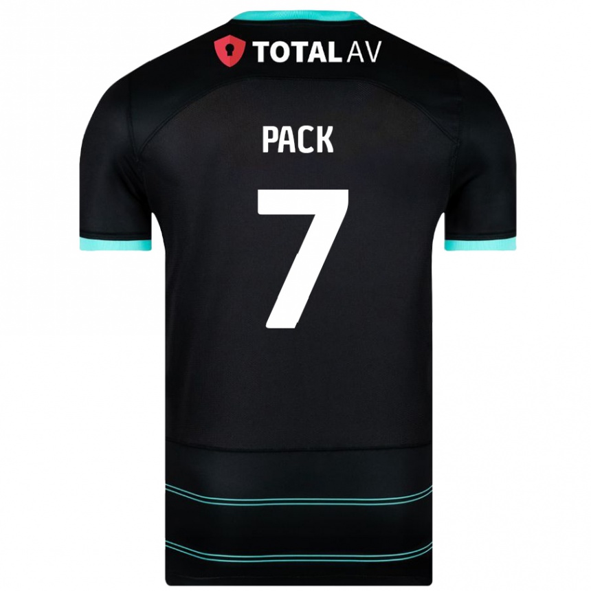 Niño Fútbol Camiseta Marlon Pack #7 Negro 2ª Equipación 2024/25