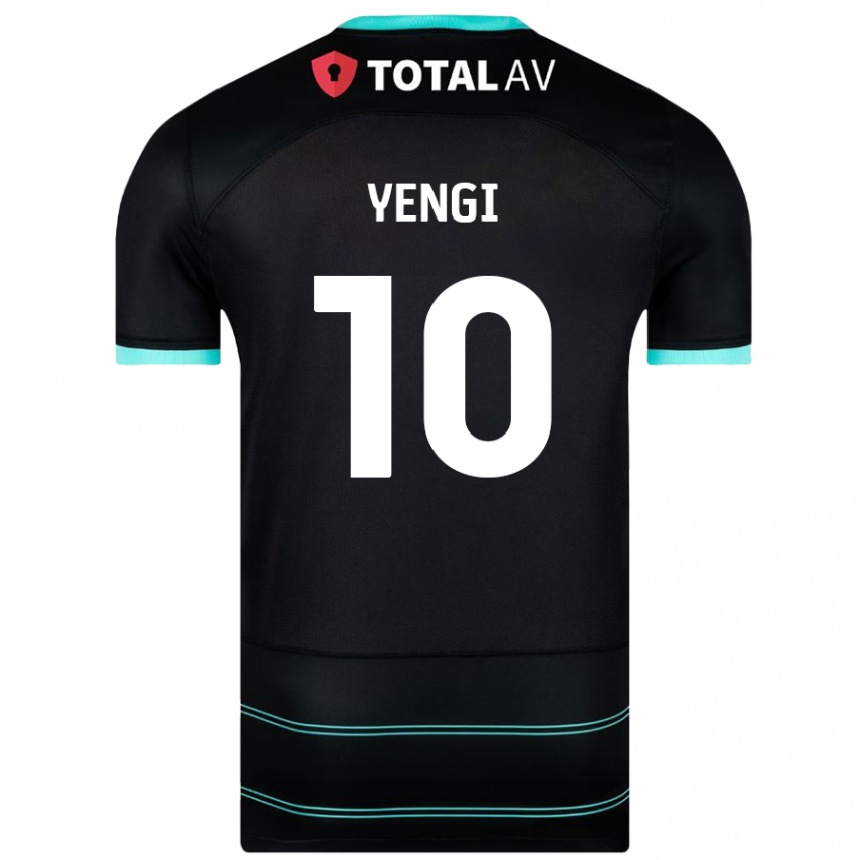 Niño Fútbol Camiseta Kusini Yengi #10 Negro 2ª Equipación 2024/25