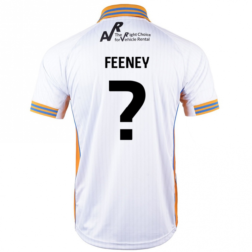 Niño Fútbol Camiseta Josh Feeney #0 Blanco 2ª Equipación 2024/25