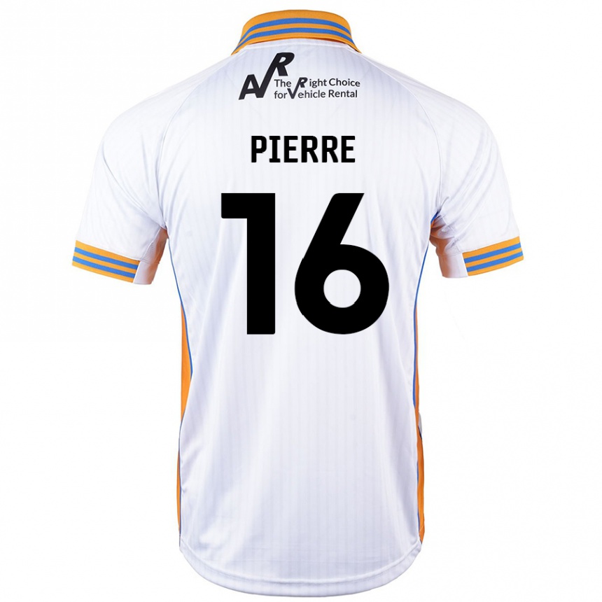 Niño Fútbol Camiseta Aaron Pierre #16 Blanco 2ª Equipación 2024/25