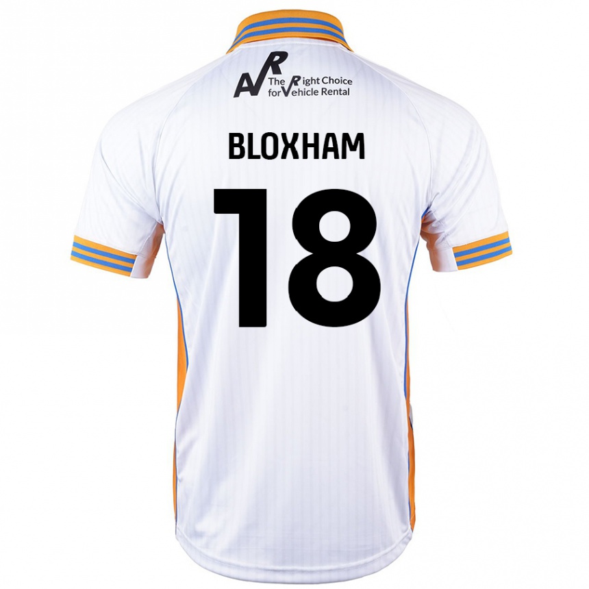 Niño Fútbol Camiseta Tom Bloxham #18 Blanco 2ª Equipación 2024/25