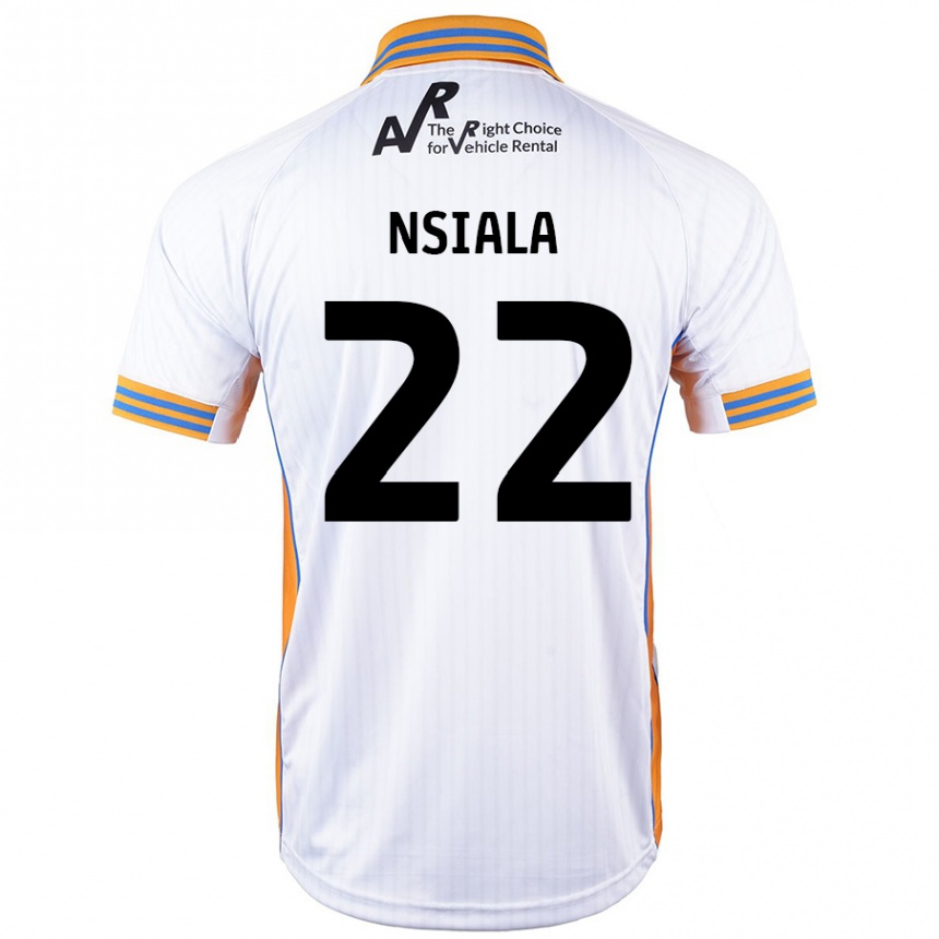 Niño Fútbol Camiseta Toto Nsiala #22 Blanco 2ª Equipación 2024/25