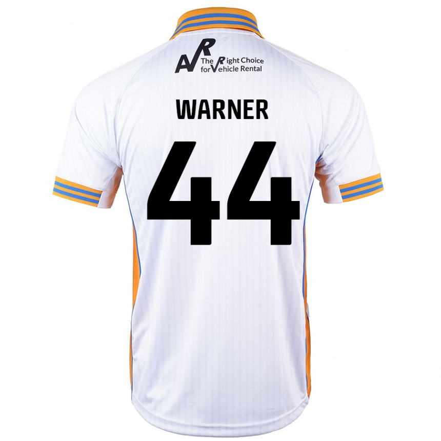 Niño Fútbol Camiseta James Warner #44 Blanco 2ª Equipación 2024/25