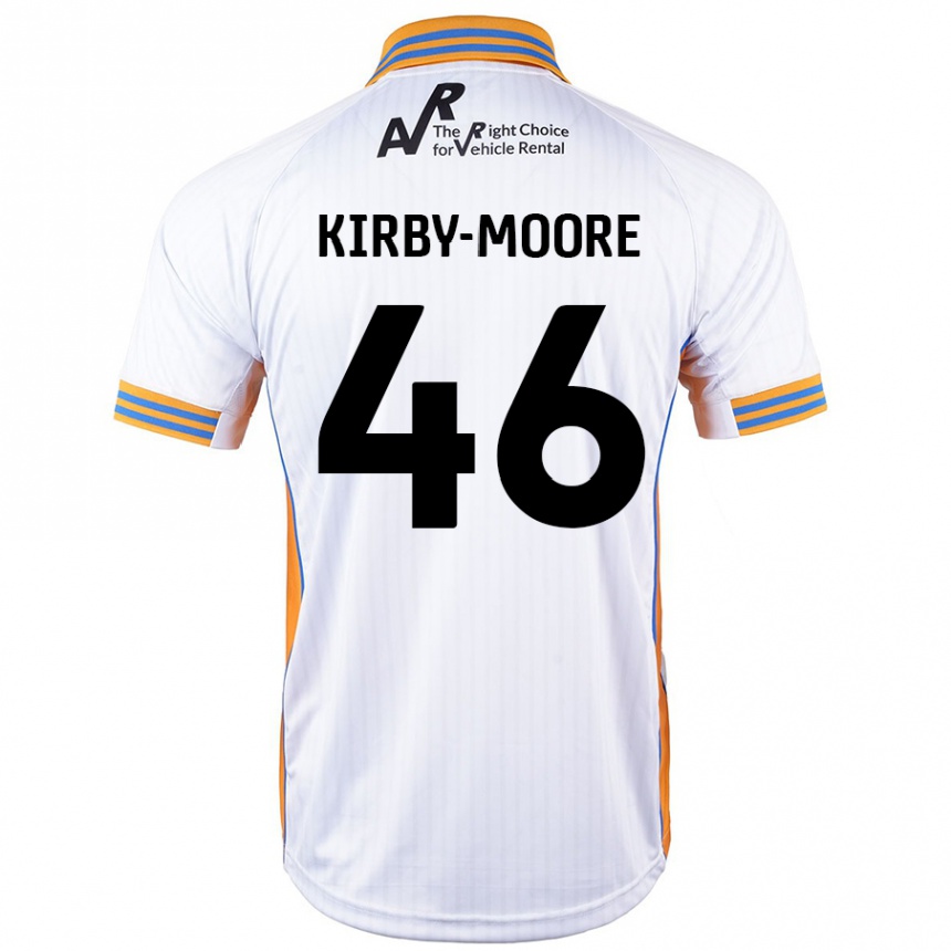 Niño Fútbol Camiseta Harvey Kirby-Moore #46 Blanco 2ª Equipación 2024/25