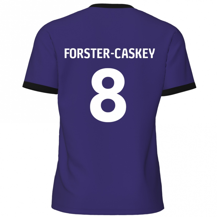 Niño Fútbol Camiseta Jake Forster-Caskey #8 Púrpura 2ª Equipación 2024/25