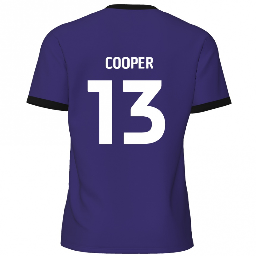 Niño Fútbol Camiseta Murphy Cooper #13 Púrpura 2ª Equipación 2024/25