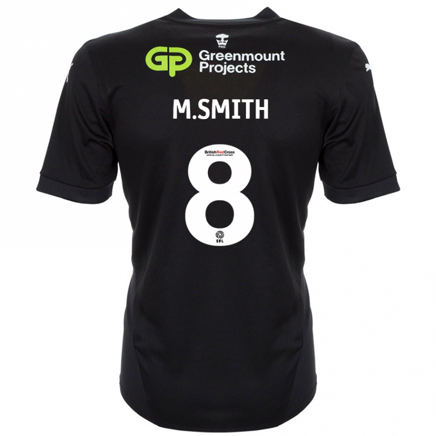 Niño Fútbol Camiseta Matt Smith #8 Negro 2ª Equipación 2024/25