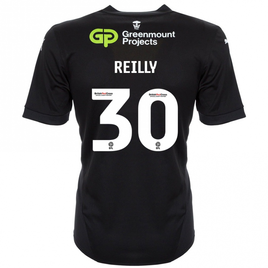 Niño Fútbol Camiseta Jack Reilly #30 Negro 2ª Equipación 2024/25