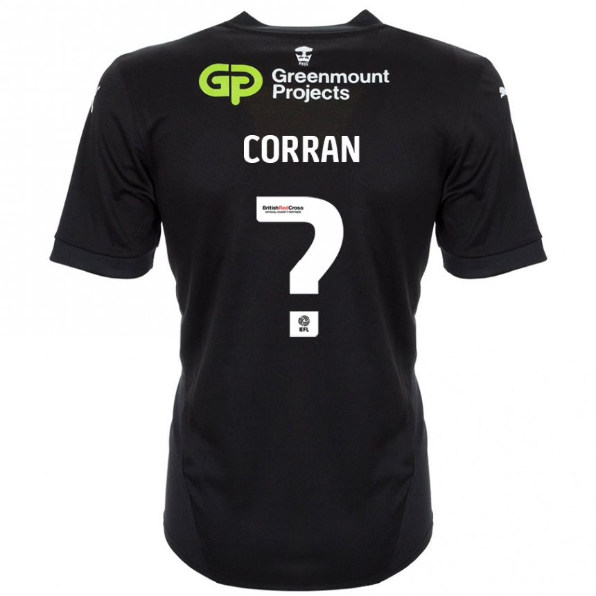 Niño Fútbol Camiseta Matthew Corran #0 Negro 2ª Equipación 2024/25