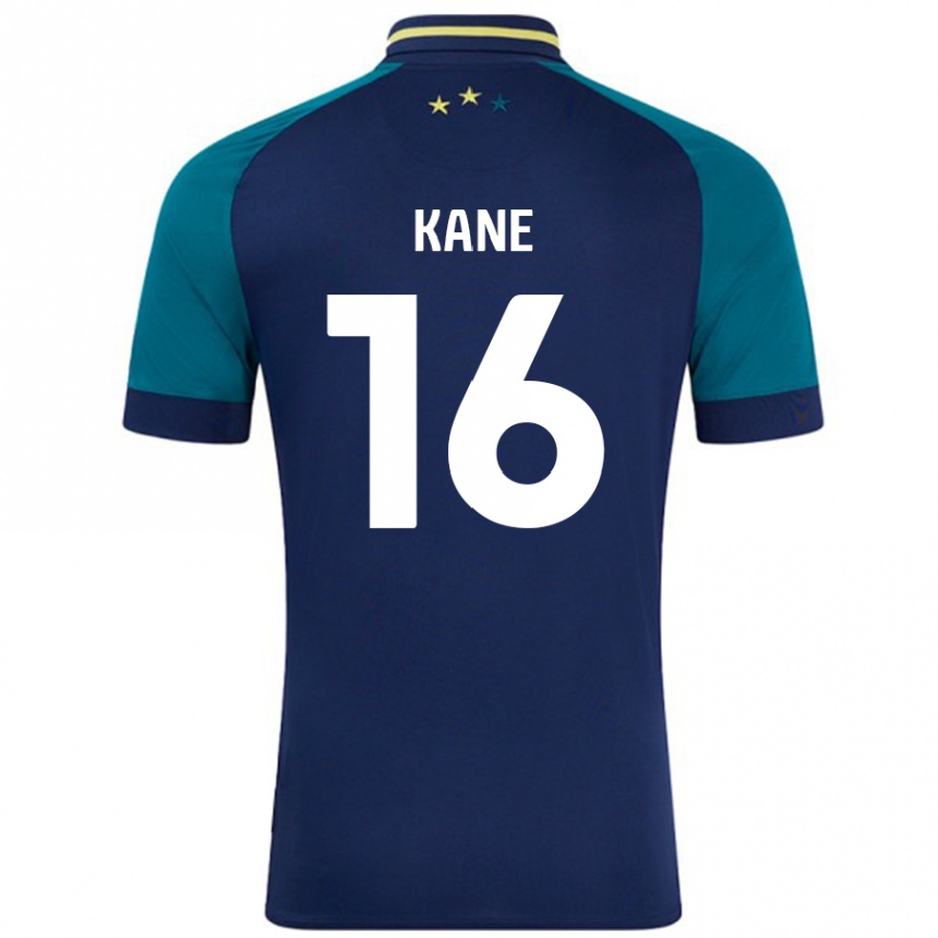 Niño Fútbol Camiseta Herbie Kane #16 Azul Marino Verde Oscuro 2ª Equipación 2024/25