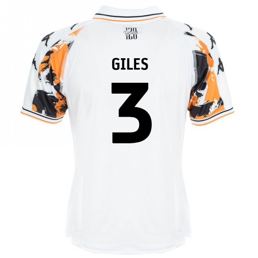 Niño Fútbol Camiseta Ryan Giles #3 Blanco 2ª Equipación 2024/25