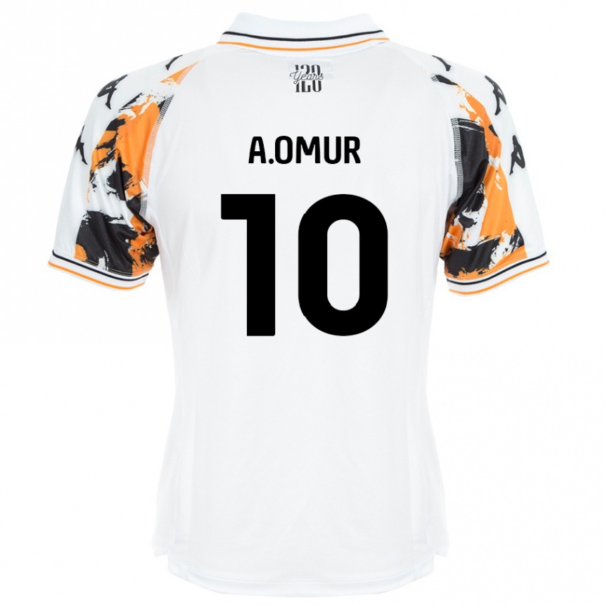 Niño Fútbol Camiseta Abdülkadir Ömür #10 Blanco 2ª Equipación 2024/25