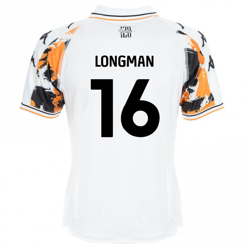 Niño Fútbol Camiseta Ryan Longman #16 Blanco 2ª Equipación 2024/25