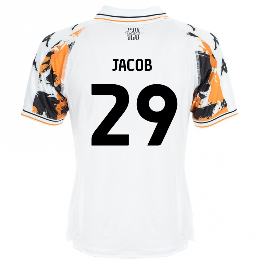 Niño Fútbol Camiseta Matty Jacob #29 Blanco 2ª Equipación 2024/25