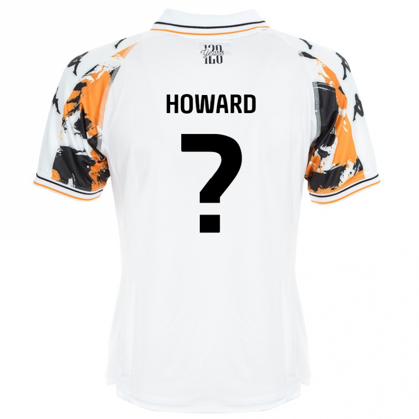 Niño Fútbol Camiseta Archie Howard #0 Blanco 2ª Equipación 2024/25