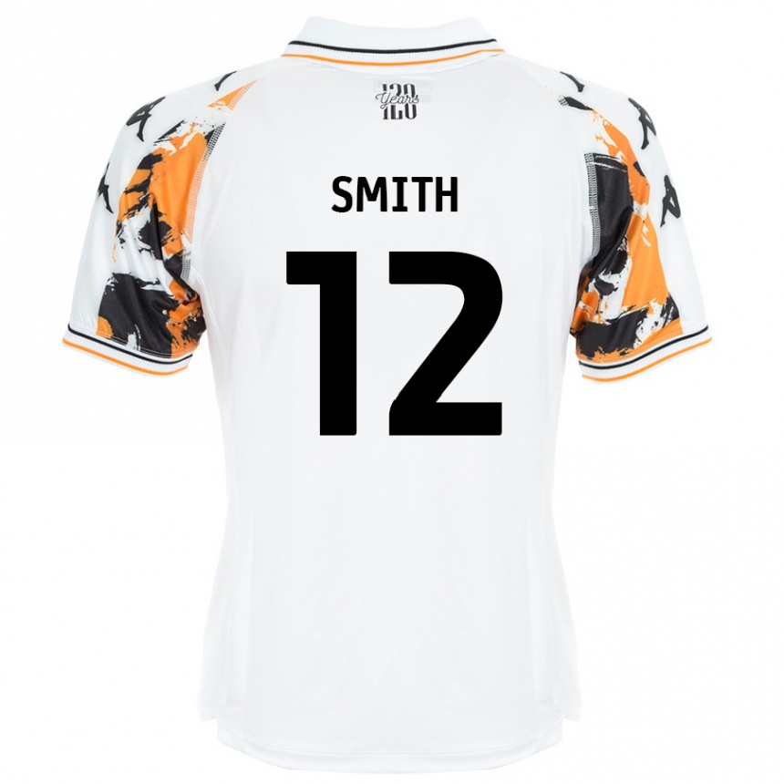 Niño Fútbol Camiseta Emily Smith #12 Blanco 2ª Equipación 2024/25