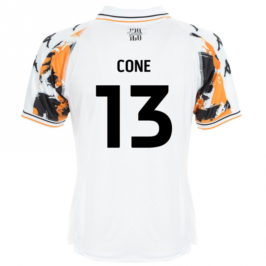 Niño Fútbol Camiseta Sharla Cone #13 Blanco 2ª Equipación 2024/25