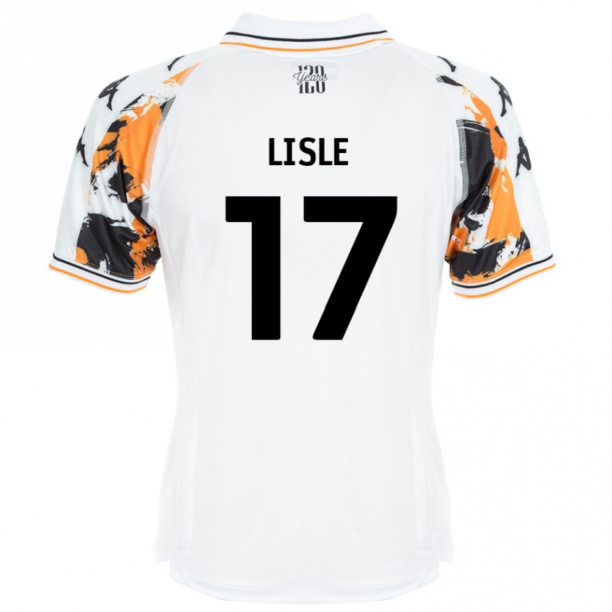 Niño Fútbol Camiseta Mary Lisle #17 Blanco 2ª Equipación 2024/25