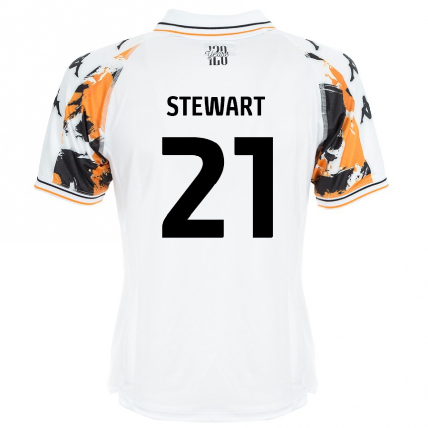 Niño Fútbol Camiseta Alice Stewart #21 Blanco 2ª Equipación 2024/25