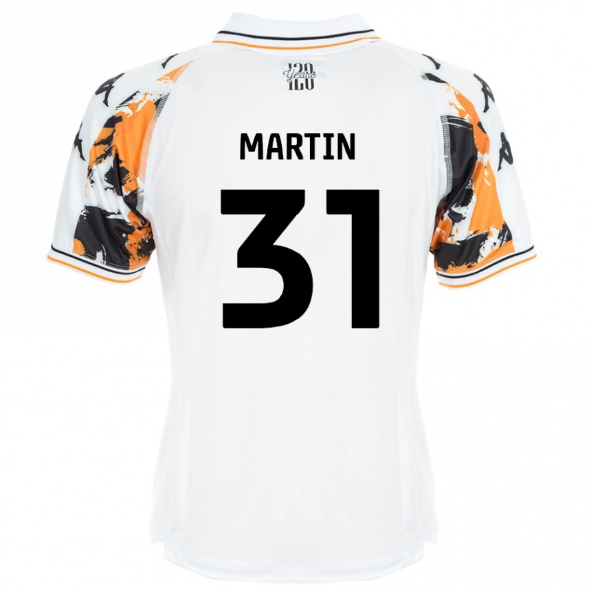 Niño Fútbol Camiseta Faith Martin #31 Blanco 2ª Equipación 2024/25