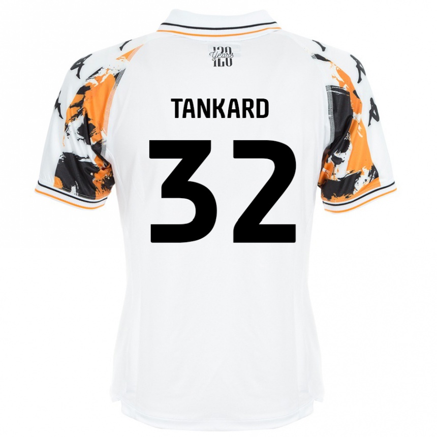 Niño Fútbol Camiseta Lily Tankard #32 Blanco 2ª Equipación 2024/25