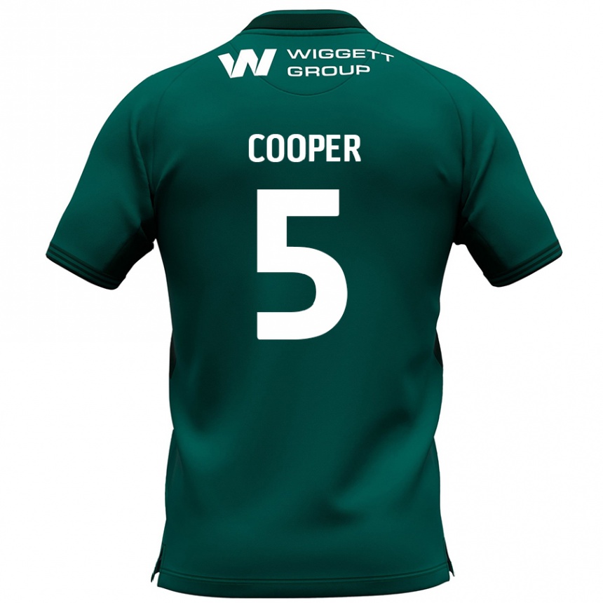 Niño Fútbol Camiseta Jake Cooper #5 Verde 2ª Equipación 2024/25