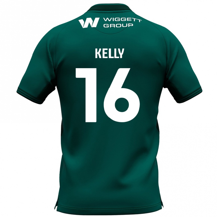 Niño Fútbol Camiseta Daniel Kelly #16 Verde 2ª Equipación 2024/25